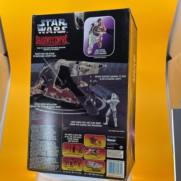 Vintage 1996 Star Wars Boba Fett's Slave 1 Vehicle - Picture 17 of 17